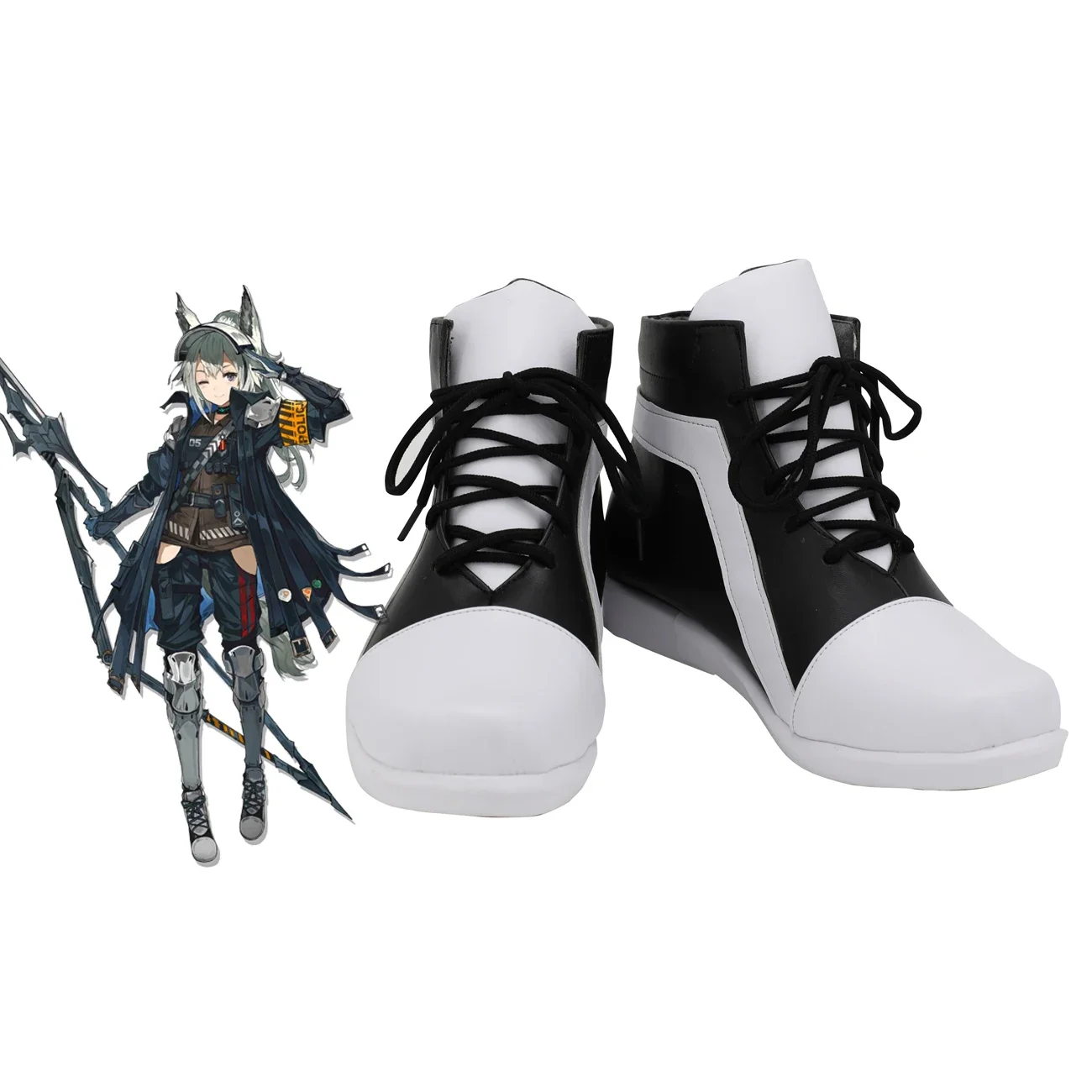 

Arknights Grani Cosplay Boots Customized Leather Shoes Custom Made