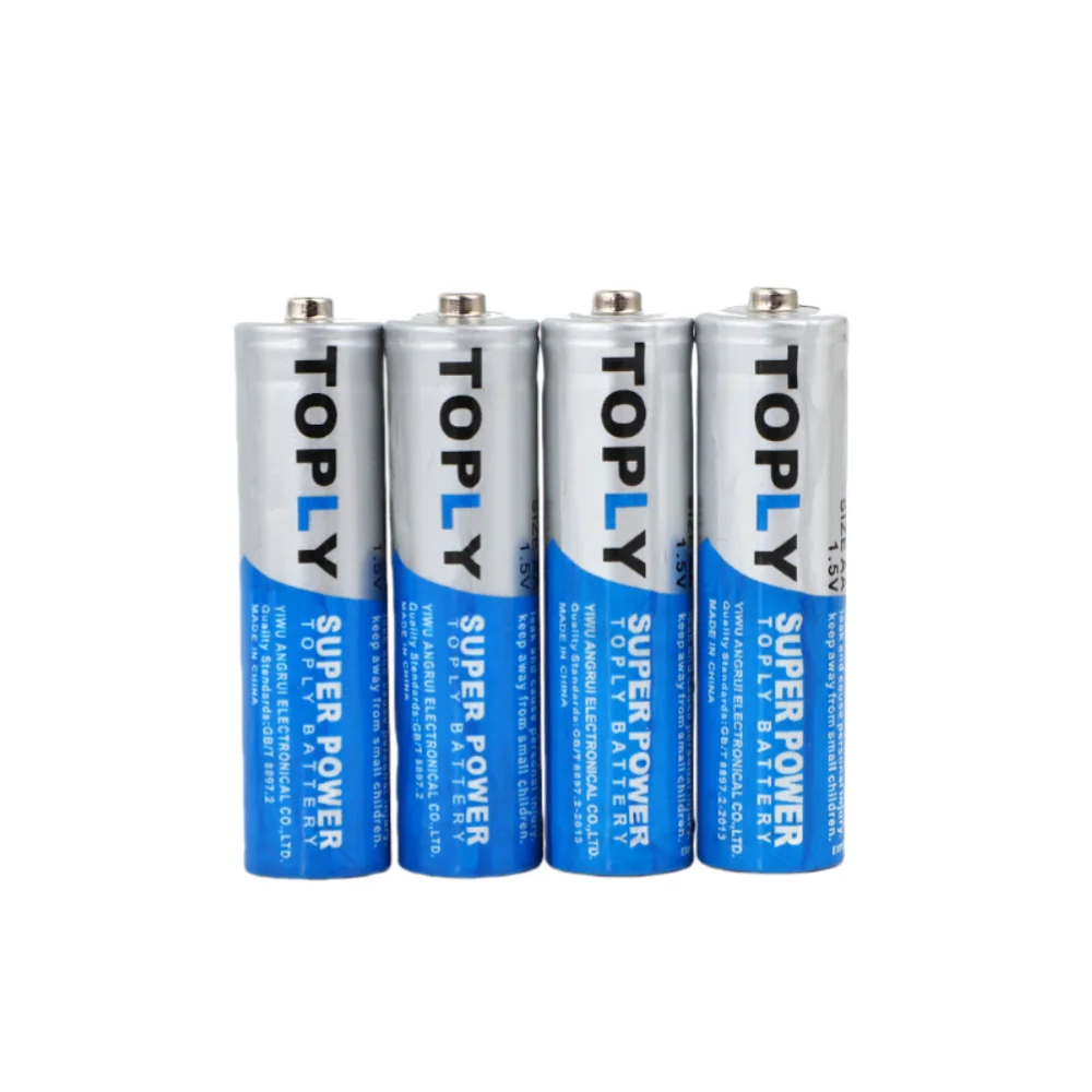 AA Disposable Battery 1.5V - Long Lasting Power for Remote Control Clock Heavy Duty Economical Dry Cells