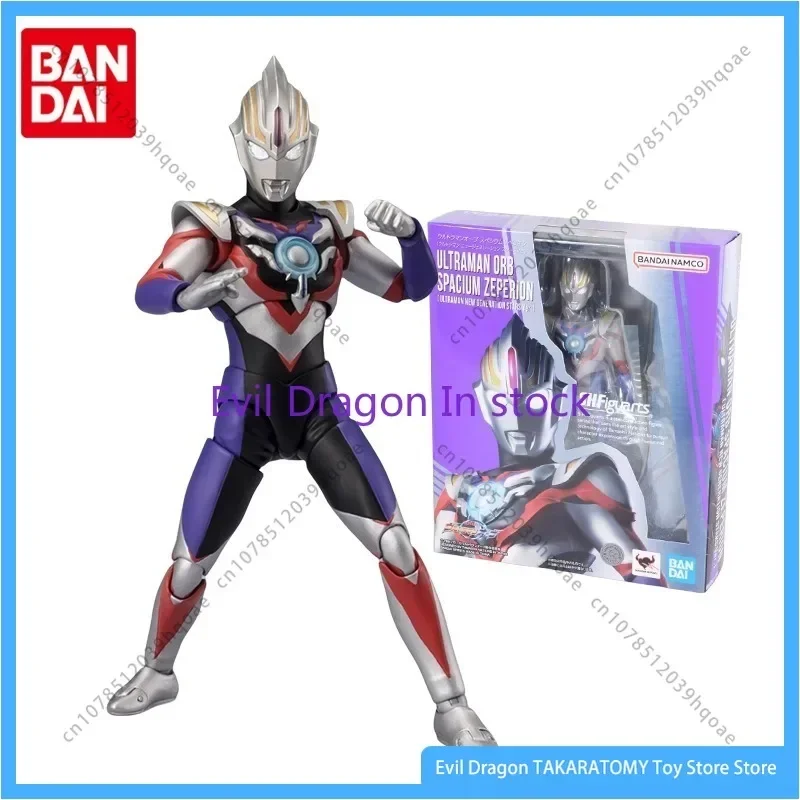 

Bandai Original Anime Figure SHF ULTRAMAN ORB SPACIUM ZEPERION Action Figure Toys for Kids Gift Collectible Model Ornaments