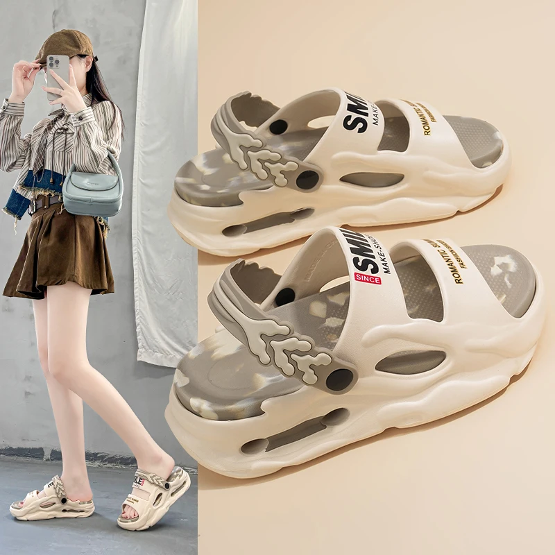 

Летние универсальные сандалии, парная обувь, мягкая подошва и легкая подошва, отдых на свежем воздухе.