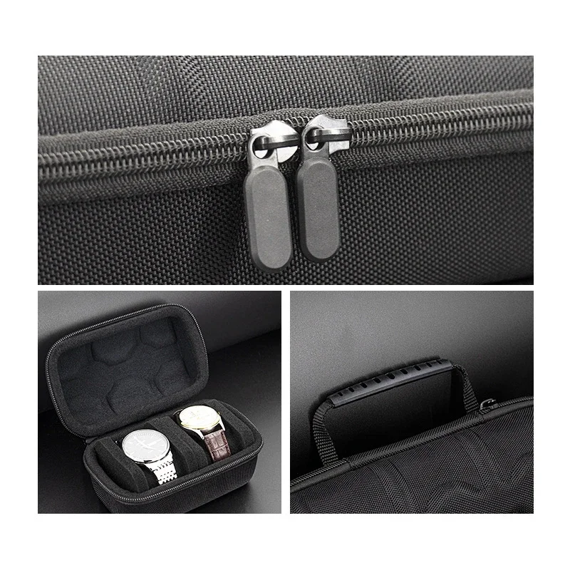 Protection Watch Men's And Women's Suitcases High-Quality Shockproof Watch Box Portable Watch Display And Storage Organizer