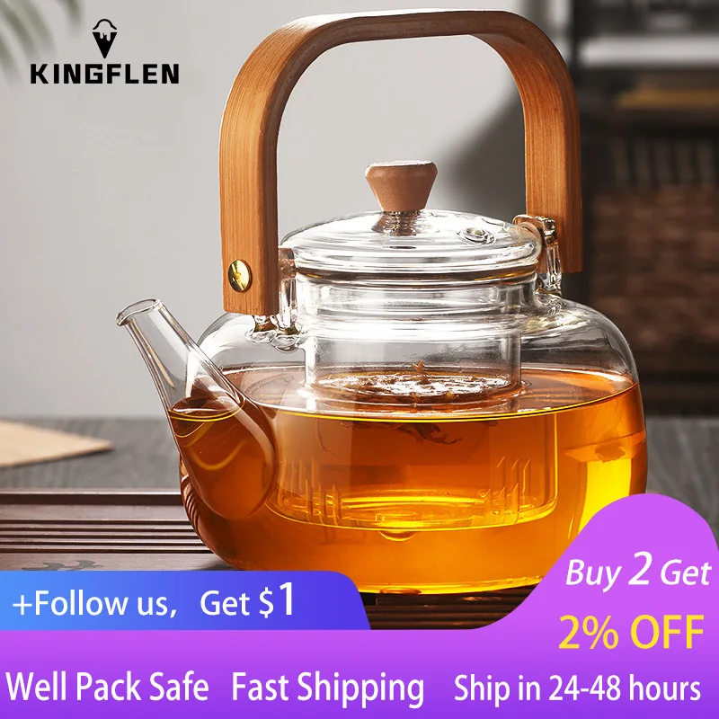 Household Heating Glass Teapot, Heating Beam, Steam and Heating, Dual-Use, Electric Pottery Stove, Special Tea Boiler