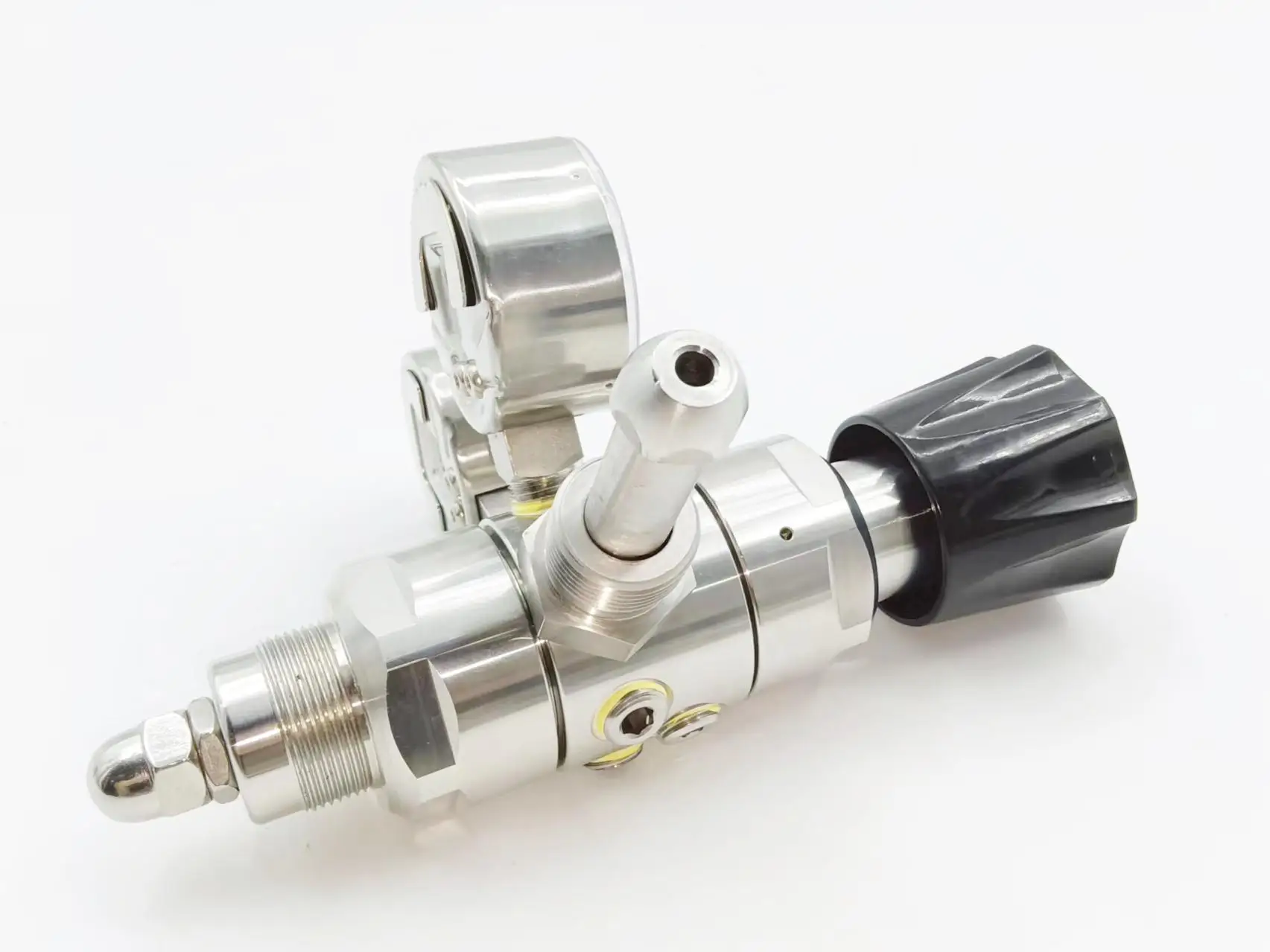 

2025 WR1D Series Manual Dual-Stage Pressure Regulators High Temperature CO2 O2 Acid Gas Application