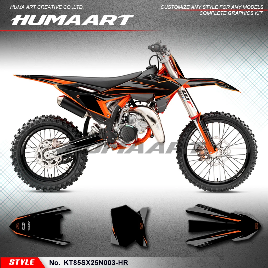 

HUMAART Graphics Sheet Wrap Design for KTM SX85 SX 85 2025 2026, Refurbish, KT85SX25N003-HR