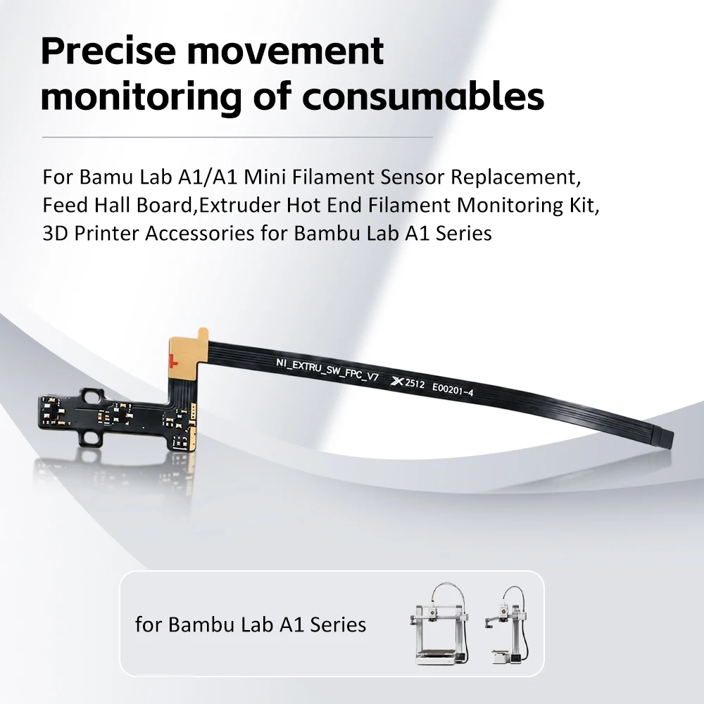 For Bambu Lab A1 A1mini Hotend Extruder Filament Sensor Hall Switch Board For Bambulab A1 Accessories 3D Printer Parts