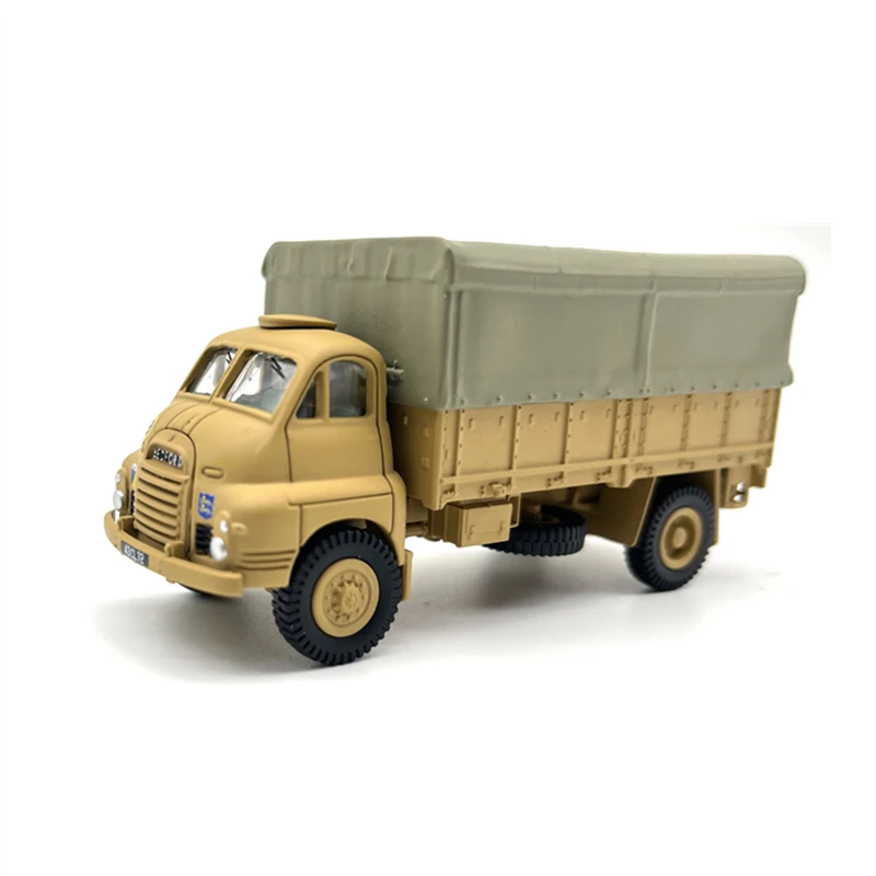 1:76 Scale Diecast Alloy Bedford RL Military Transport Truck Model Classic Adult Toy Collection Gift Souvenir Static Display