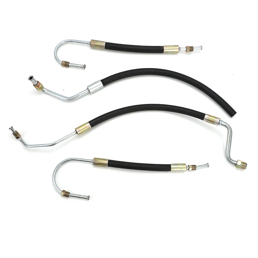 4PCS Power Steering Hose Kit For Corvette 327 or 350 Engines Small Block Chevy Engines C2 C3