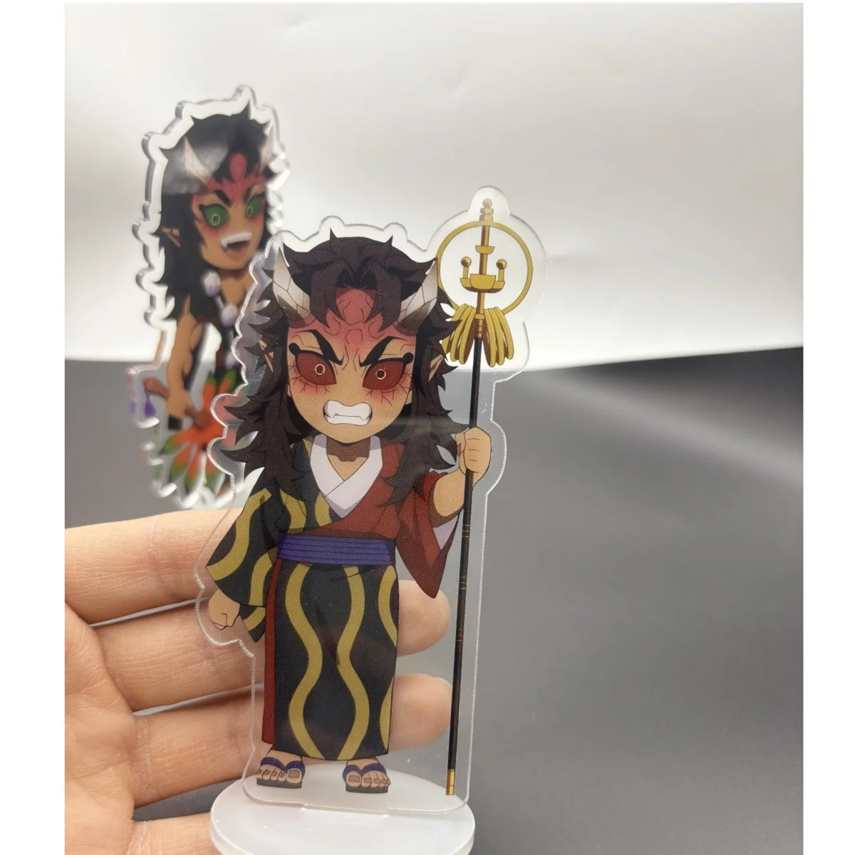 demon slayer acrylic stand sorrowful wrath ghost coming to japan anime desktop decoration halloween doll character children