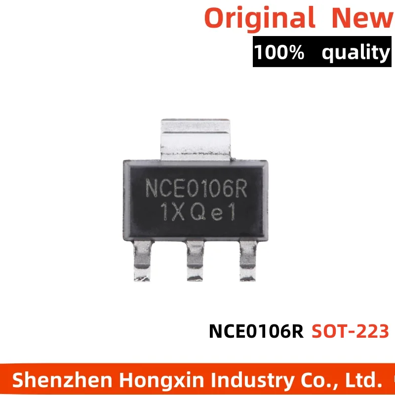 10 pieces of NCE0106R SOT-223 N-channel 100V 6A enhanced power MOSFET tubes
