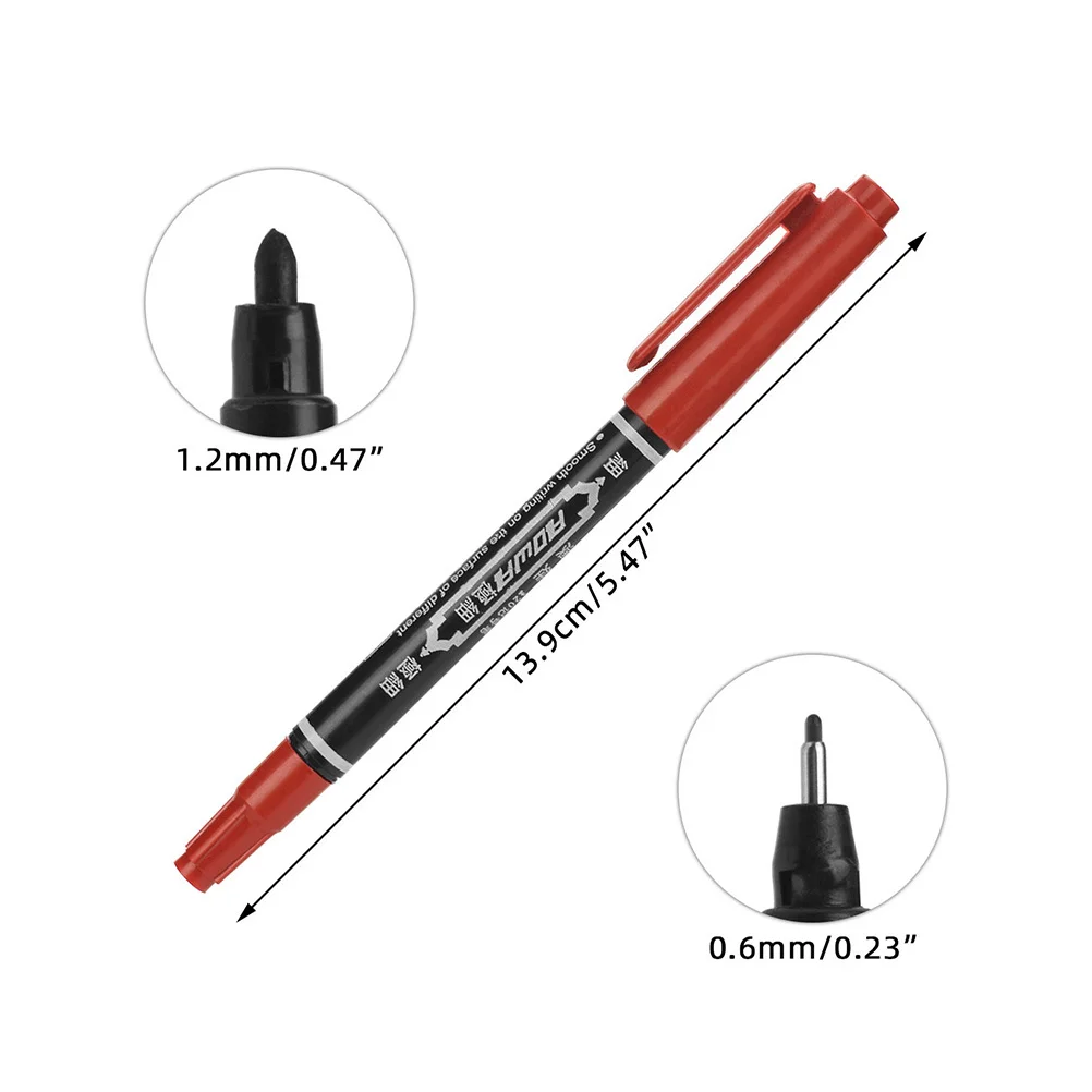 

10Pcs Skin Tattooing Pen Oil-Based Long-Lasting Eyebrow Liner for Microblading Mapping Artists and