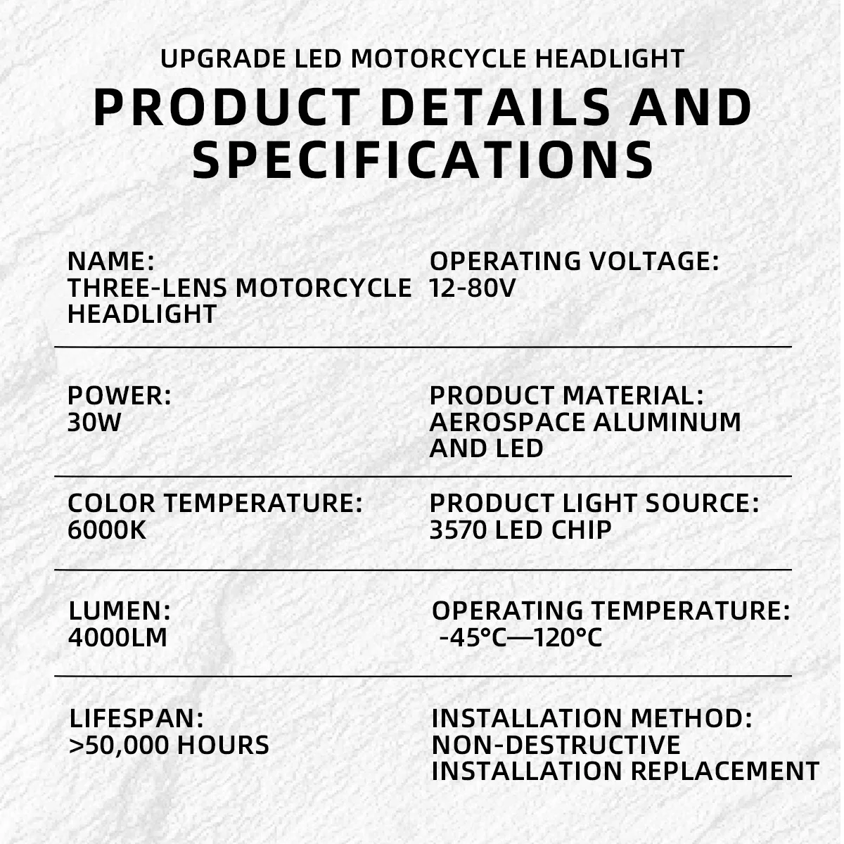 1x BA20D H4 Motorcycle LED Bulb White Yellow Dual Color White Green Aluminum Shell Motorcycle Headlight Bulb Replacement 12V