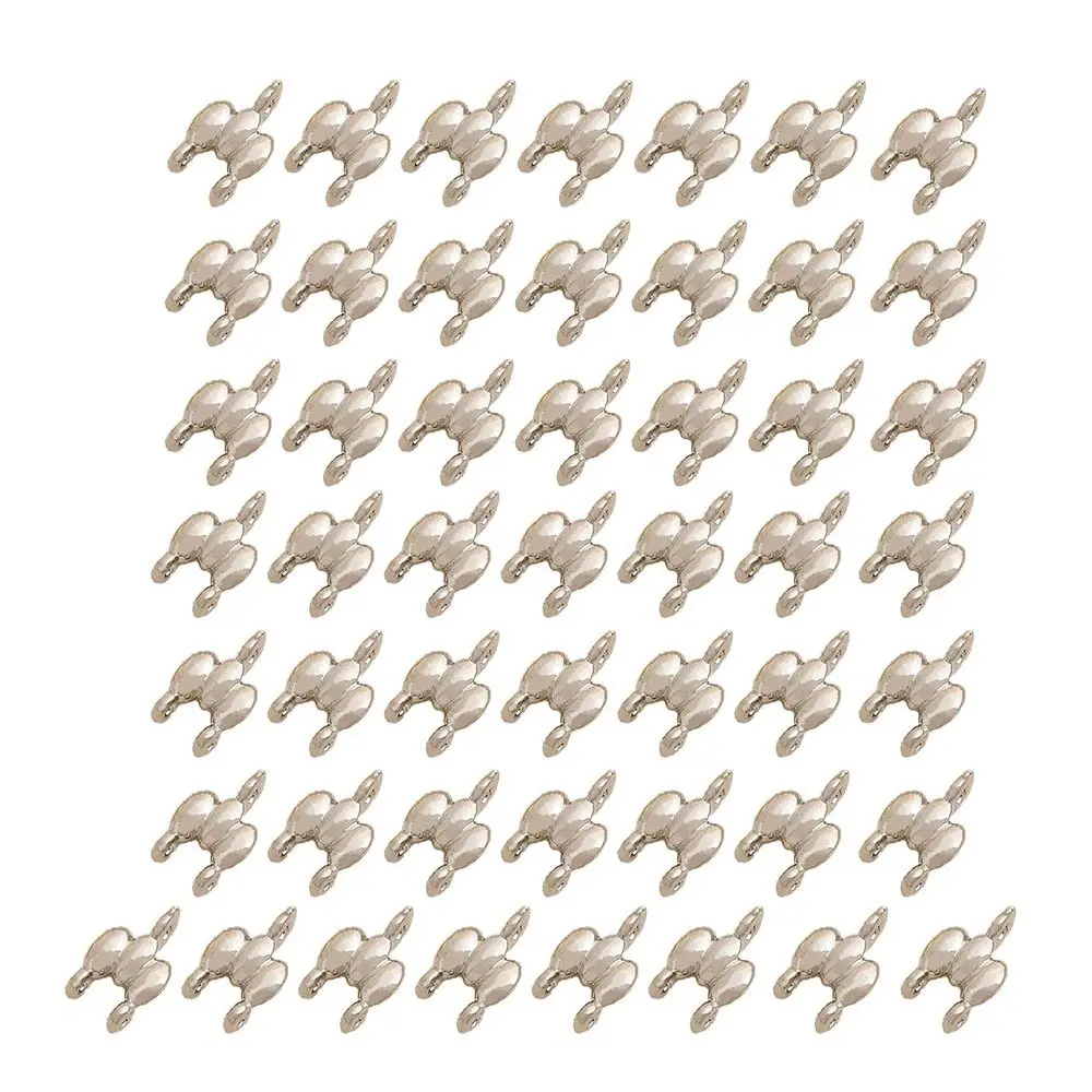 50Pcs 18K Gold Plated Gold Plated Connectors 2-Row Design Brass Material Jewelry Making Connectors Gold Plated Finish