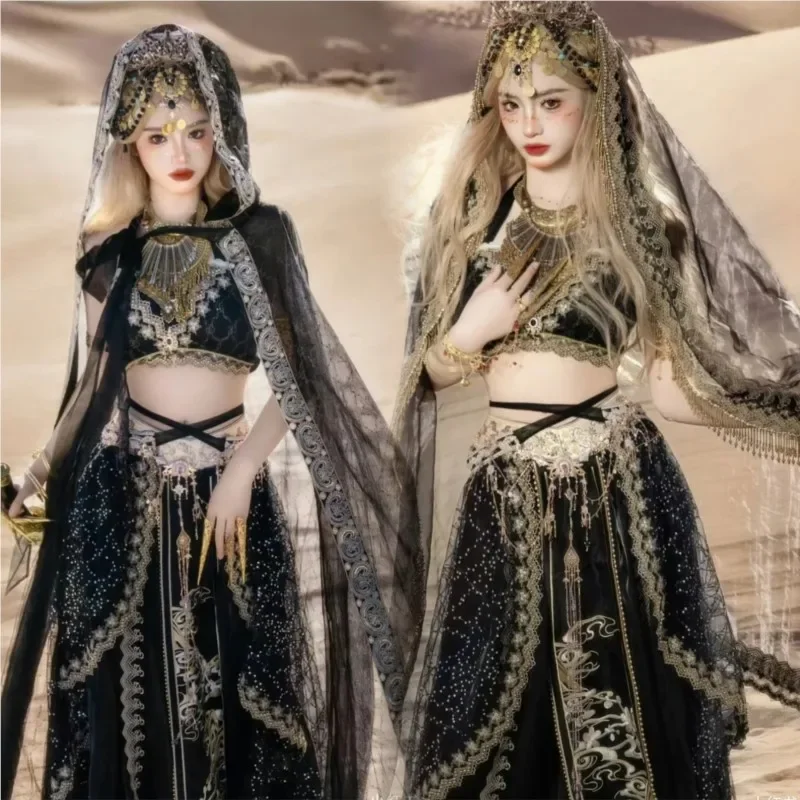 

2025 Xishuangbanna Hanfu Western Regions dancer exotic photo costume