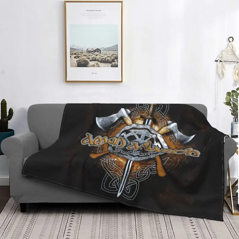 Melodic Death Metal Band Amon Amarth Blanket Thick Fashion High-Grade Bedding Throws Sofa Decorative