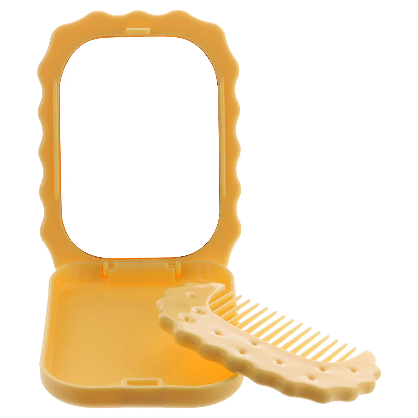 Specchio compatto pieghevole di piccole dimensioni, leggero, facile da trasportare, per trucco, riflessione, specchio da viaggio per camera da letto