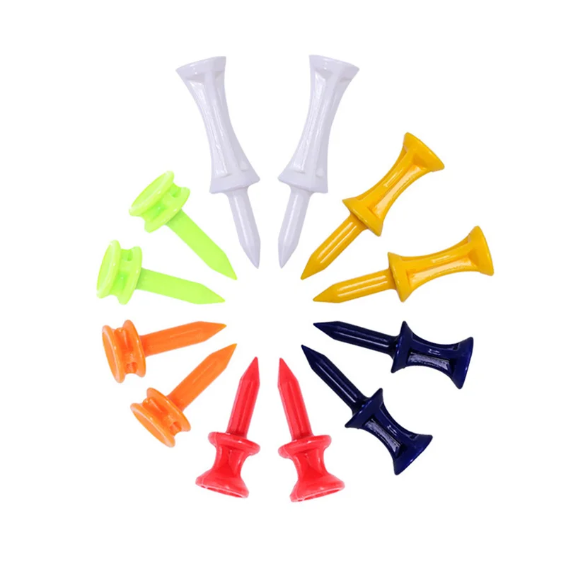 حزمة تيشيرت جولف بلاستيكية ملونة ، تيشيرتات تنحي ، سائق كامل الحجم ، مكويات هجينة لمسافات أطول ، شحن مباشر ، 50: 50