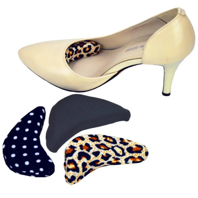 Women Sponge Forefoot Inserts Pain Relief Anti Slip Shoe Fillers Size Reducing Toe Cushion for High Heels