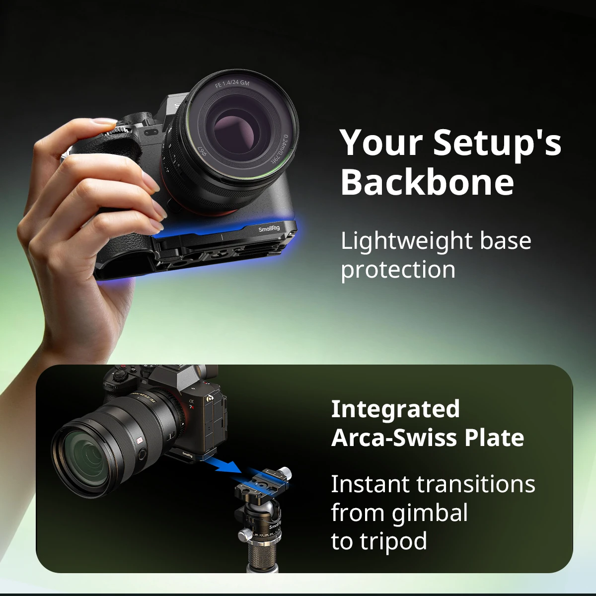 SmallRig A7R VI "HawkLock" Schnellwechselkäfig für Sony Alpha 7R VI mit 1/4"-20 Gewinde-Kaltfassung für Griffe, Monitore und Halterungen 6702 – Detail 14