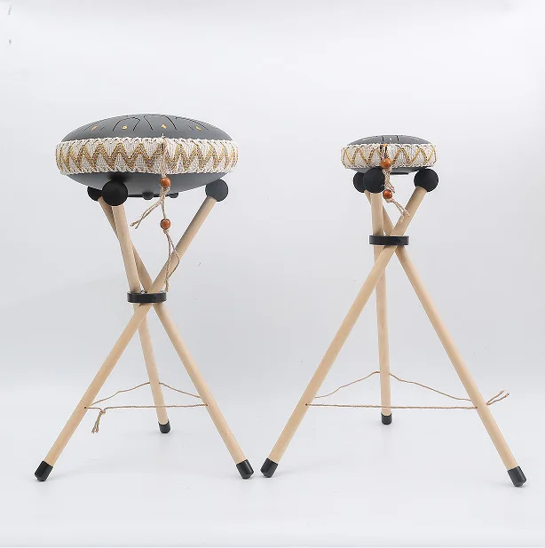 طبلة لسان فولاذية مقاس 6 بوصة 11 ملاحظة - طبلة يدوية محمولة مع مطارق وحقيبة لممارسة الموسيقى والشفاء واليوجا والسفر