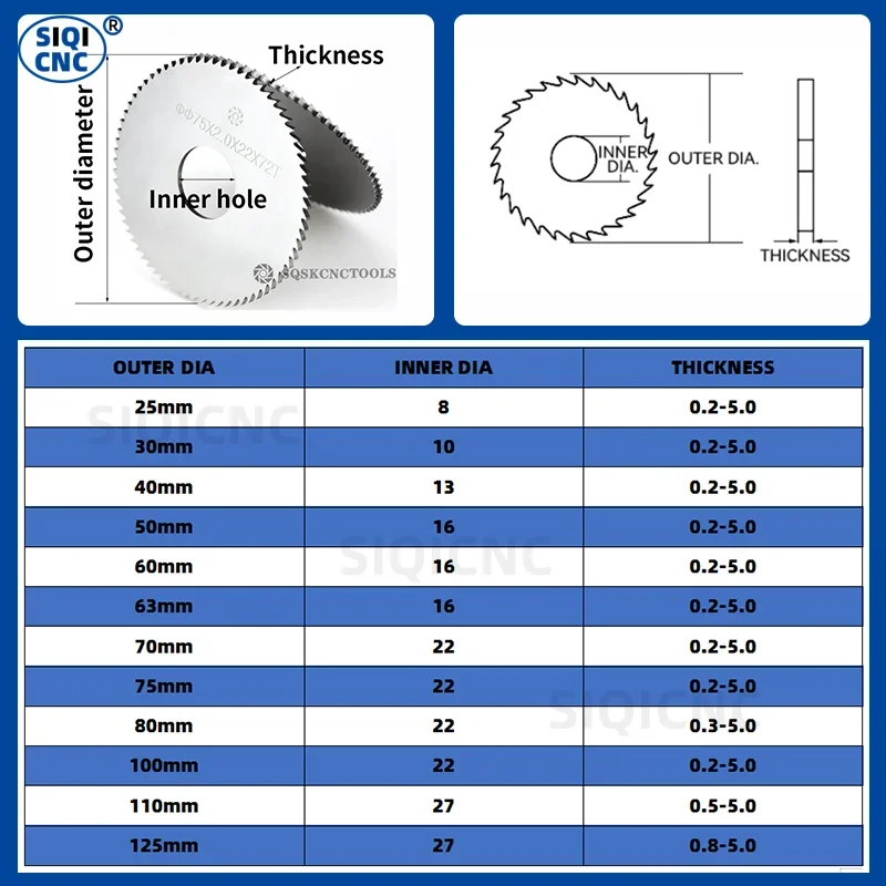 Tungsten Steel solid carbide circular saw blade milling cutter