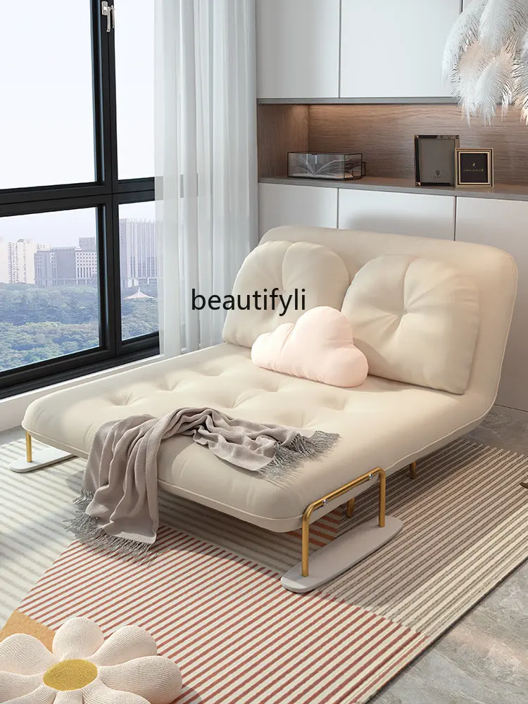 

New Cream Fengyunduo Sofa Bed Dual-Use Foldable Living Room Balcony Multi-Functional Double