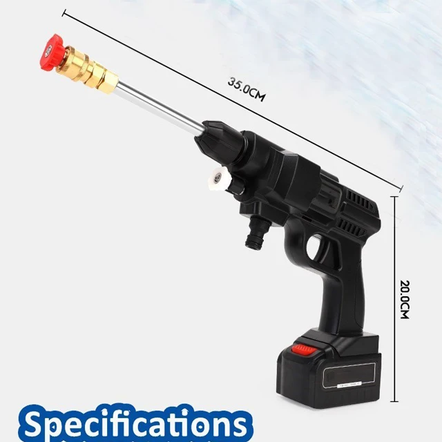 

Power Washer Electric High Pressure Washer with Adjustable Spray Nozzle Foam Cannon IPX5 Car Washer Cleaner