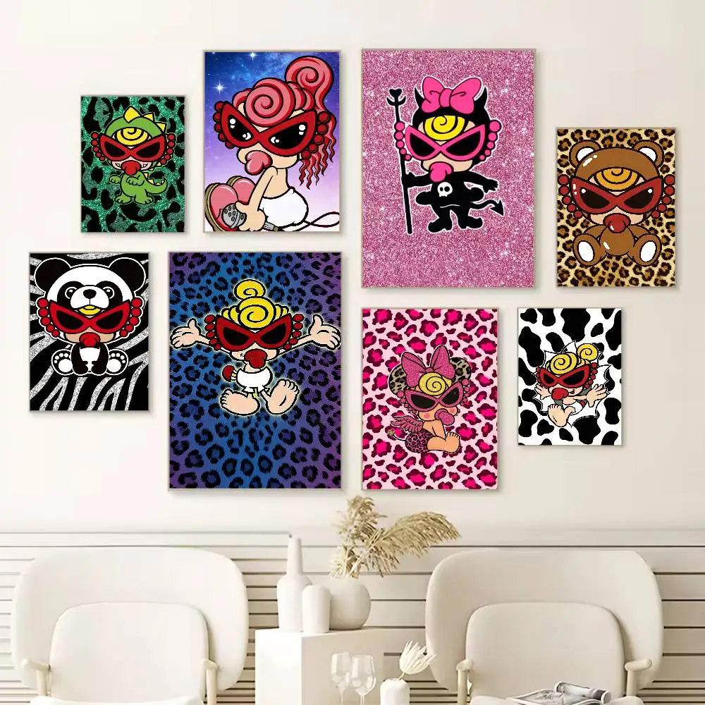 

H-Hysteric Mini Poster Versatile HD Waterproof Wall Art Self-Adhesive Decor for Any Space Ideal Gift
