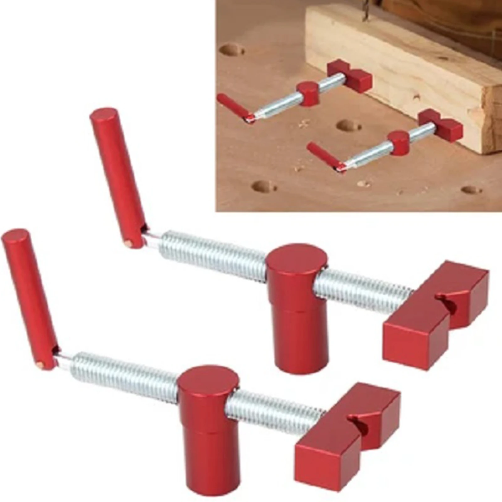 

Woodworking Bench Dog Brake Inserts Workbench Fast Fixed Clip Clamp Aluminium Fixture Vise for 20mm Desktop Hole Carpenter Tools