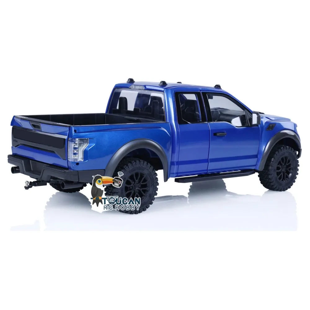 JDMODEL Aggiornato RC Crawler 1/10 Auto da Arrampicata JDM F150 Veicoli Fuoristrada Telecomandati con Luce Sonora Set Giocattolo Modello THZH1875