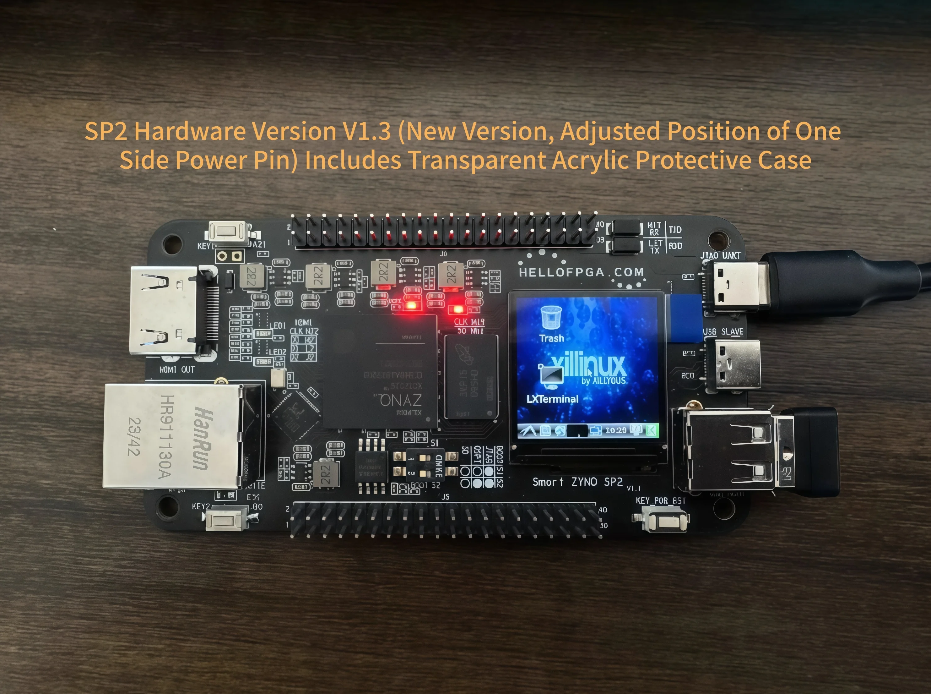 

ZYNQ 7020 FPGA Minimum System Development Board Core Board (Smart Zynq SP2 Square Screen) SP2 Hardware Version V1.3