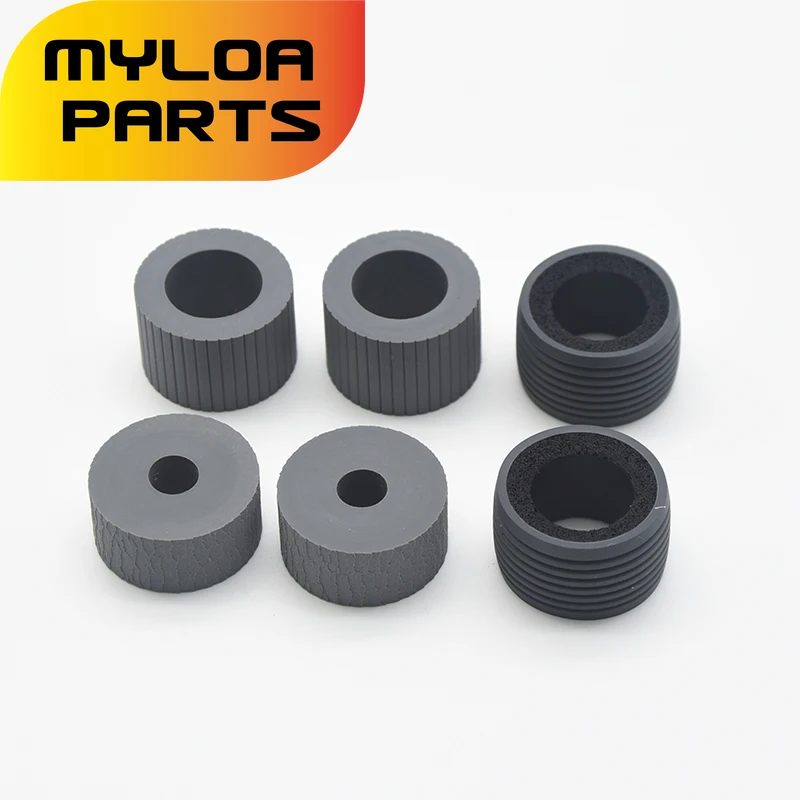 5X Compatible New Pickup Roller Tires for Fujitsu fi-7600 fi-7700 fi-7700S Scanner Feed Roller Tires PA03740-K011 PA03740-K010