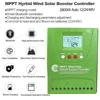 風力ソーラーハイブリッド充電コントローラー、ソーラーパネル用Mppt充電、風力タービン、リチウム鉛蓄電池、12v、24v、48v、1200w-2800w 3