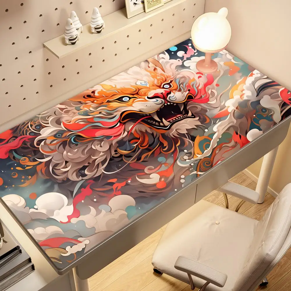 

HYBXAXC Large Mousepad Racing Car Pc Accessories Keyboard Pads Gaming Speed Desk Mat Rubber Locked Edge Mouse Mat Gaming Anime