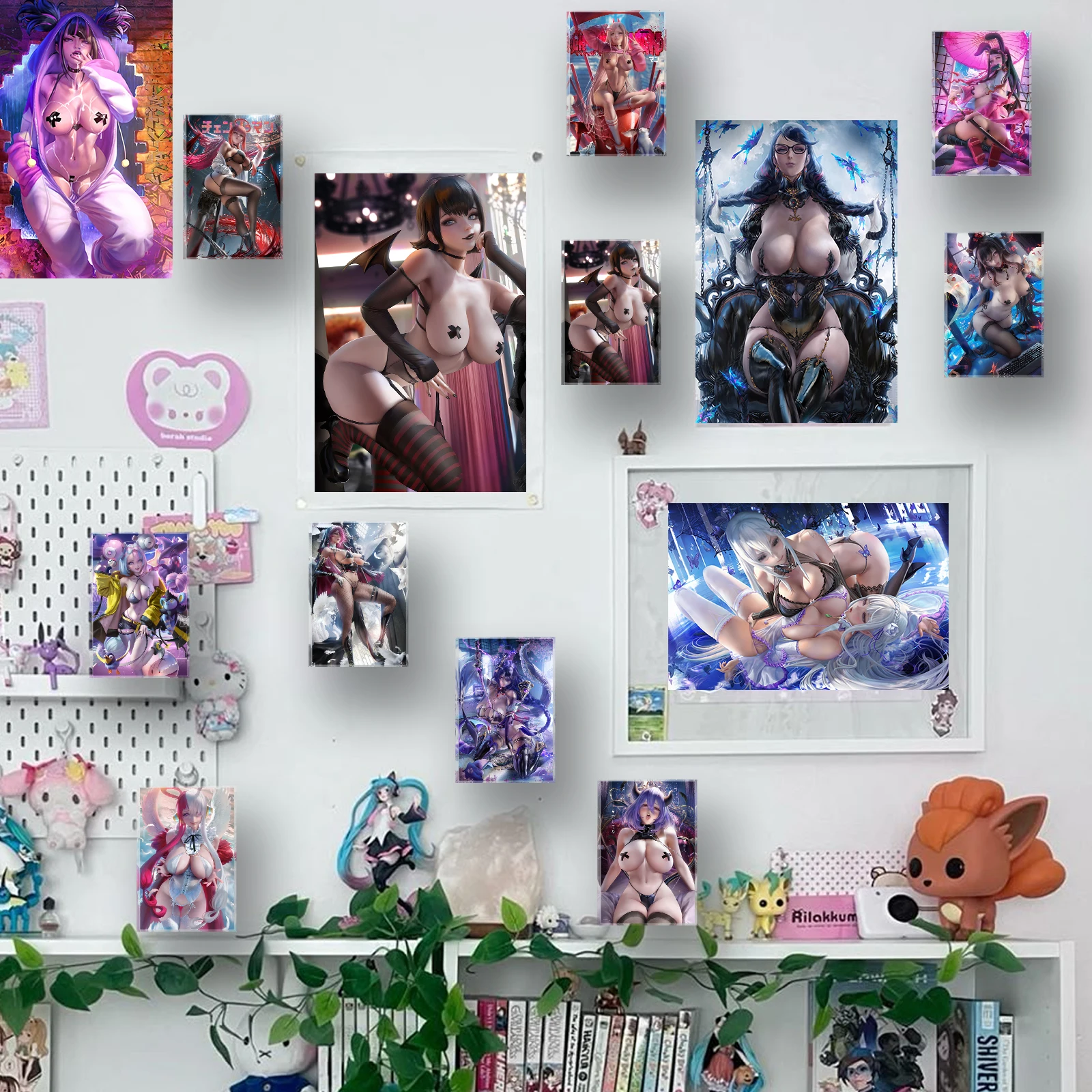 القوطية مصاص دماء فاتنة الاكريليك كتلة الفن ، مثير الوحش فتاة تمثال العرض ، مخصص تحصيل مخيف لطيف مكتب ديكور ، هدية مروحة #6