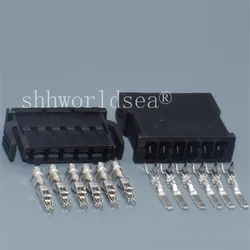 Shhworldsea 6 Pin złącze samochodowe kobieta mężczyzna Auto wtyczka elektryczna 893 971 996 893 971 636 893971996 893971636 dla VW