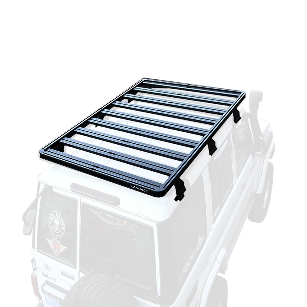 

4*4 Off-Road Vehicle Equipment Car Roof Rack Bracket Car Roof Racks Mount Car Parts Roof Rack Cover for LC76 Tank 300
