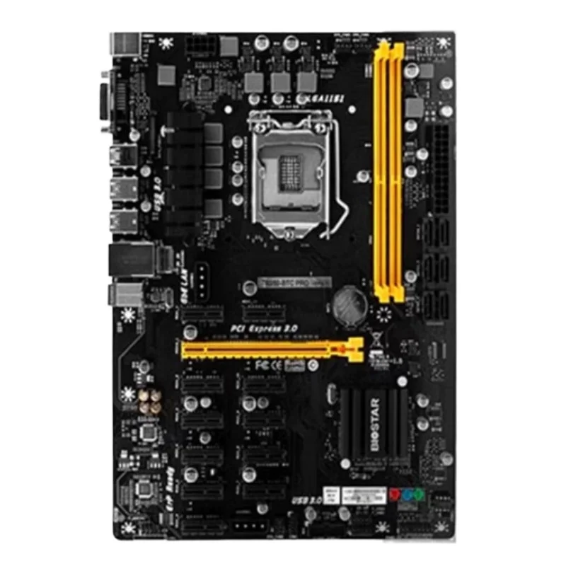 

The TB250-BTC PRO desktop motherboard is suitable for 100% testing of XMR mining such as BTC ETH ZEC
