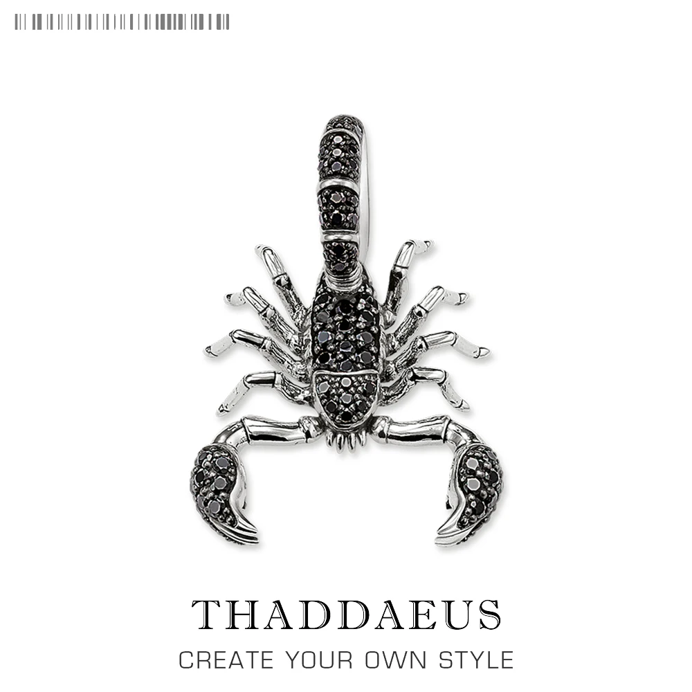 

Pendant Scorpion Black,2019 Brand New Fashion Jewelry Europe Bijoux Accessories Gift For Woman Rebel Men