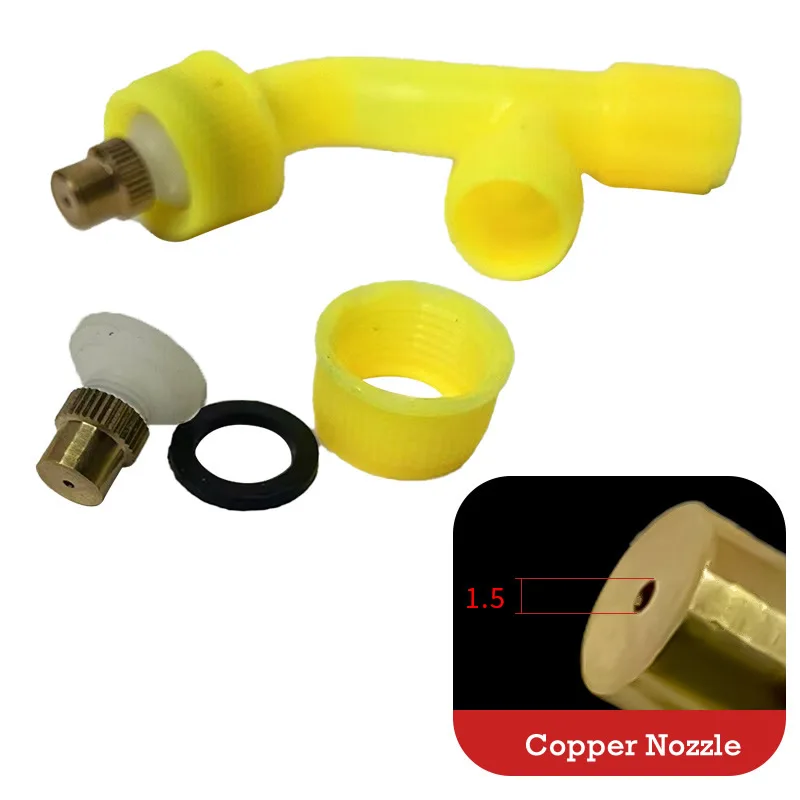 Agricultural Multi Heads Brass Atomizing Nozzle Spraying End For Electric Sprayer Farming Garden Pesticide Spray Accessories