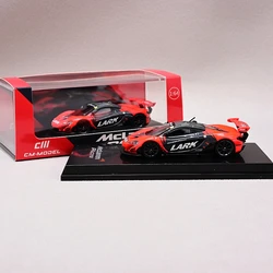 Модель 1/64 Mclaren P1GTR модели автомобилей под давлением, серого/оранжевого цвета