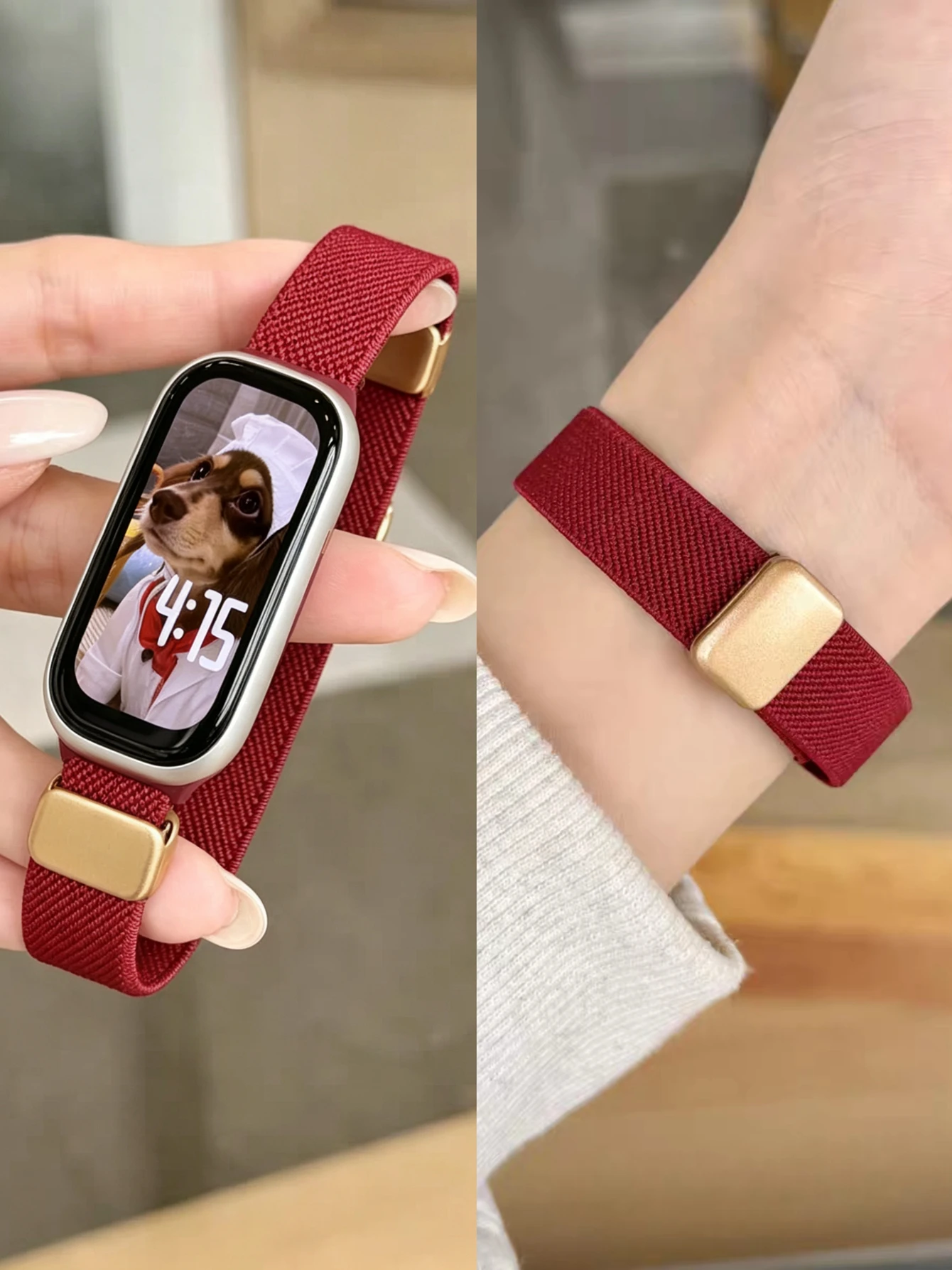 Magnetic Nylon Loop Strap for Xiaomi Band 10 9 8 Watch New Design Smart NFC Accessories