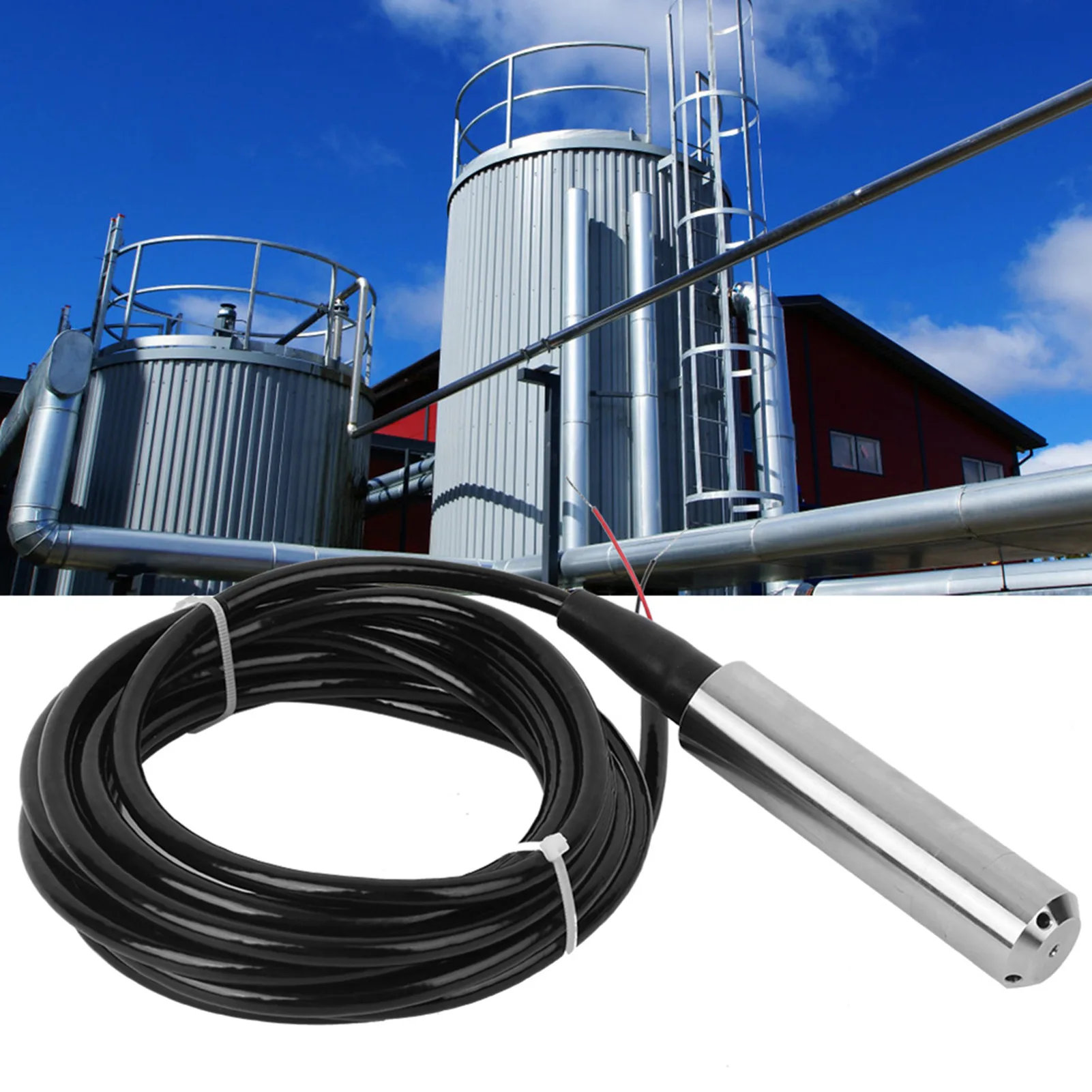 

ZK30 TL‐136 Датчик уровня жидкости Датчик уровня воды Детектор 24 В постоянного тока Выход сигнала 4‐20 мА