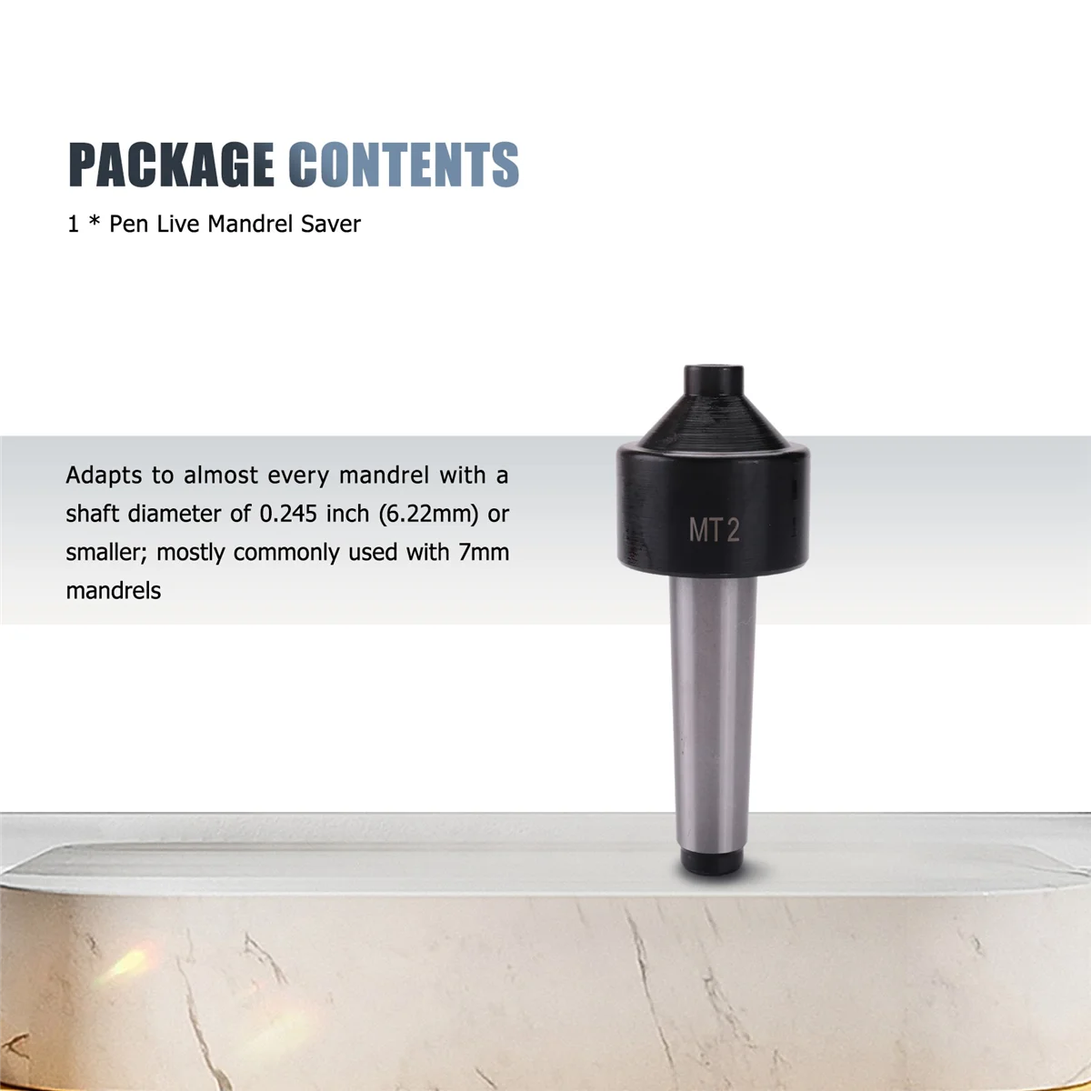 Caneta de torneamento torno, economizador de mandril vivo para carpintaria, cone morse mt2, centro de fígado