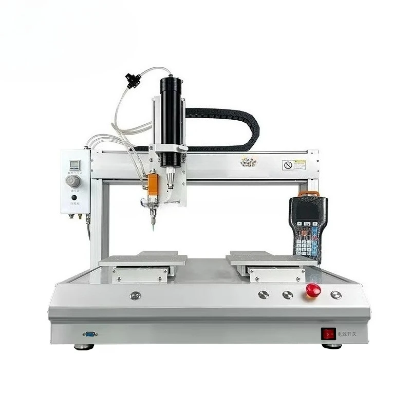 5331 4 Axis Silicone Glue Dispensing Machine Dual 330ml Cartridge Automatic Glue Dispenser Machine Rtv Tube Cylinder Dispenser