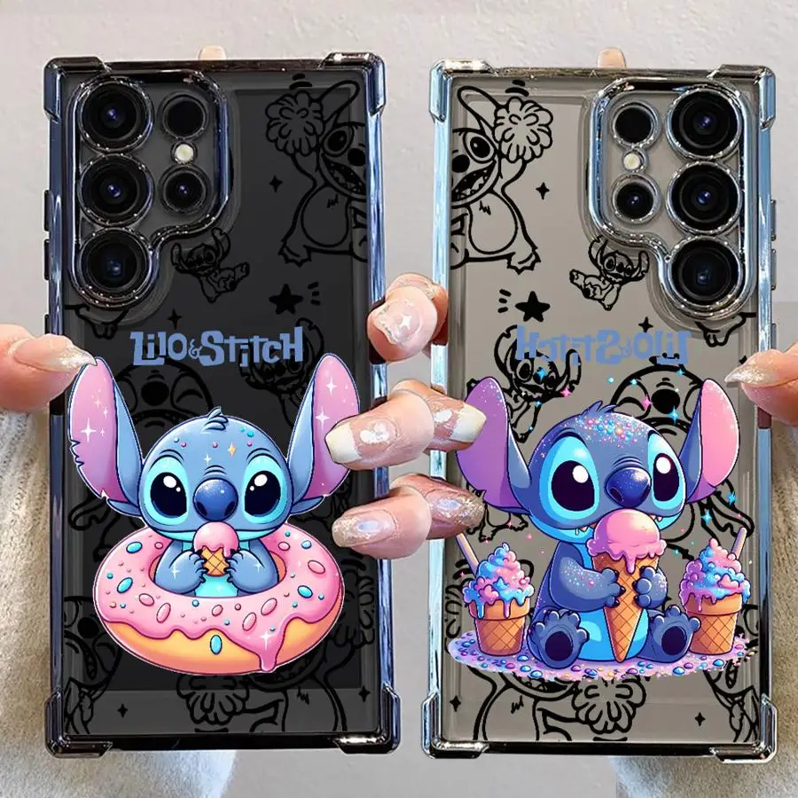 

Case for Samsung Galaxy S20 FE S25 Plus Note 20 Ultra S22 Ultra S21FE S25 Ultra s24fe S24 s23ultra S23 Soft Cover Disney Stitch