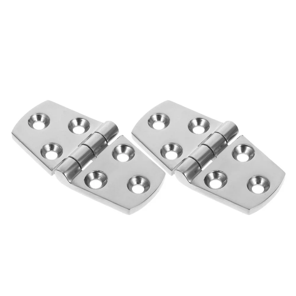 2/4pcs Boat Hatch Marine Grade Hinges 316 Stainless Steel Heavy Duty Deck Cabinet Door Hinges For Yacht RV Boat Window