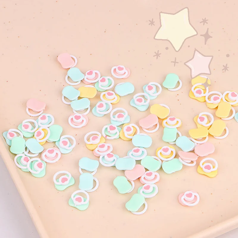 5 piezas de muñeca en miniatura encantadora, chupete, pezones simulados para muñeca, suministros para jugar a las casitas, accesorios de juguete para niños