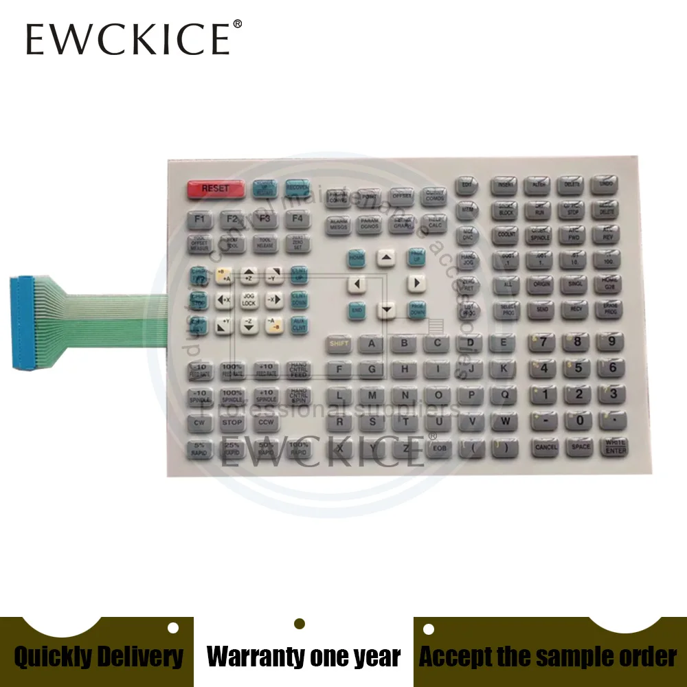Imagem -04 - Teclado do Interruptor de Membrana Hmi Operação do Torno Máquina do Cnc Novo 610201 61-0201 61-0201 61-02011