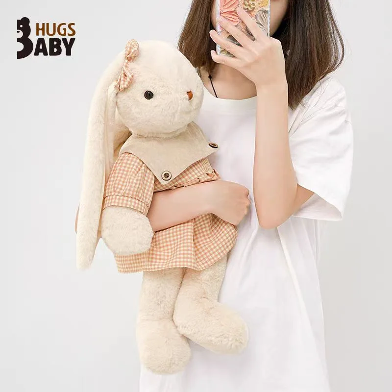 

Snuggly Sweet Rabbit Plush Doll - Huggable Stuffed Animal for Sleep and Comfort Calming Cuddle Toy and Lovely Birthday Present