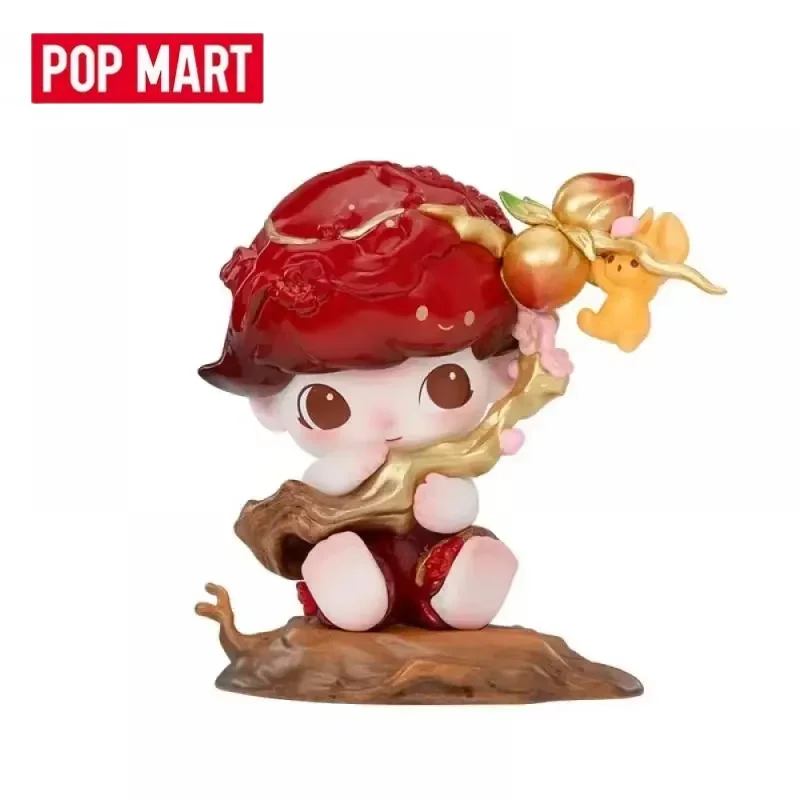 pop-mart-dimoo-golden-peach-pressing-branches-figure-blind-box-toys-mystery-box-guess-bag-doll-desktop-ornaments-collection